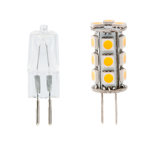 Dimmable T4 GY6.35 12V LED Bulb, 2.5 Watts, 20-25W Equivalent, 5-Pack Dimmable T4 GY6.35 12V LED Bulb, 2.5 Watts, 20-25W Equivalent, 5-Pack